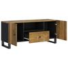 TV Stand 105 X 33.5 X 46 Cm Solid Mango Wood & Engineered Wood
