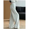 New Spring and Autumn Wide-leg Trousers Versatile Straight-leg Casual Pants High-waisted Slim Loose Sleeping Women