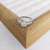 1 Carat Moissanite Classic Six-Claw S925 Silver Ring for Women