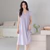 Pajamas Women's Summer Cotton Short Sleeve Long Pajamas Thin Summer Sleeveless Vest Summer Women's Loungewear Skirt