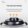 Guizhou Shabu-Grill Non-Stick Hot Pot with Flat Bottom and Concave-Convex Design for Tofu and Fried Potatoes.