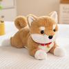 Collar Shiba Inu Puppy Animal Simulation Plush Toy Ornaments Pillow Gift