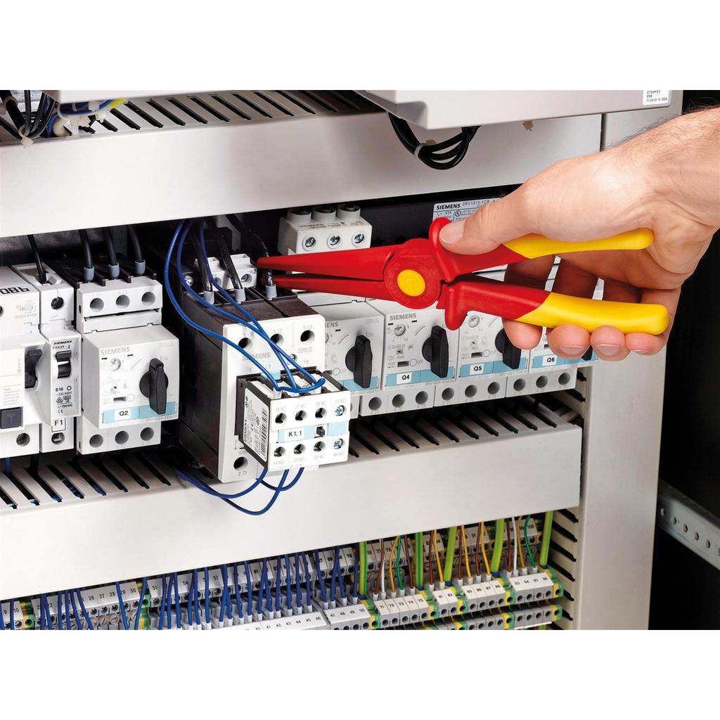 Knipex Long Nose Plastic Insulated Pliers 220mm