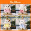 Plush Bear Keychain With Cute Tartan Dress For Gift Gift For All Ages