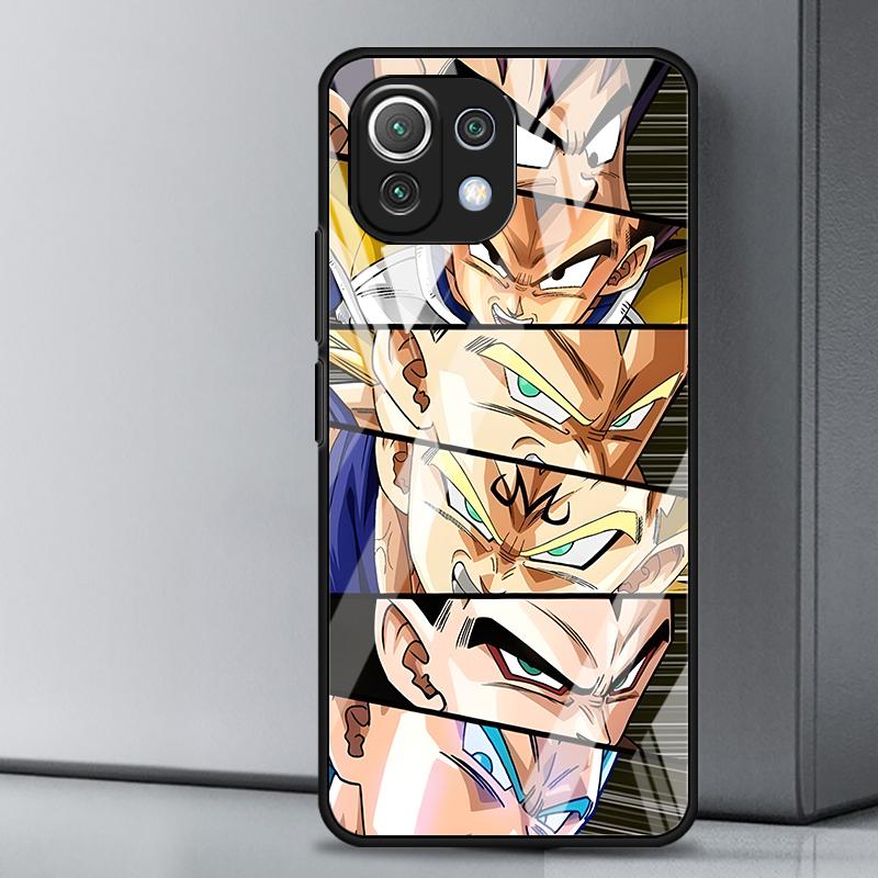 D-ragonS B-allS Goku Art Case for Xiaomi mi 12X 14 10T 13 11 Lite 12T 11T Note 10 12 10 Pro Glass Phone Cover