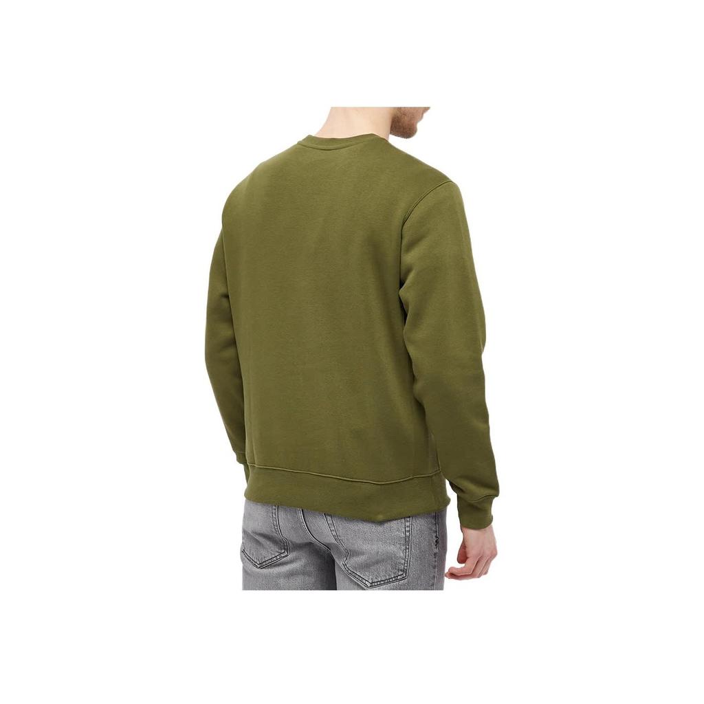 Nike Sportswear Club Embroidered Logo Crew Neck Sweatshirt Men Sweatshirt Green BV2662-327