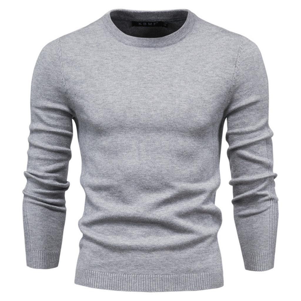 And Winter Thickened Warm Sweater Medium Collar Men's Multi-color Sweater