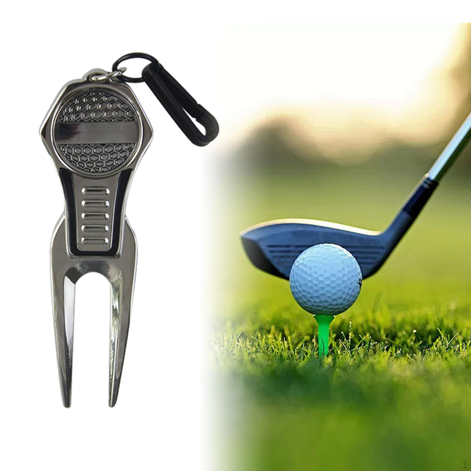 

Golf Repair Tool Ball Line Drawing Function Zinc Alloy Marker for Professional Golfers B