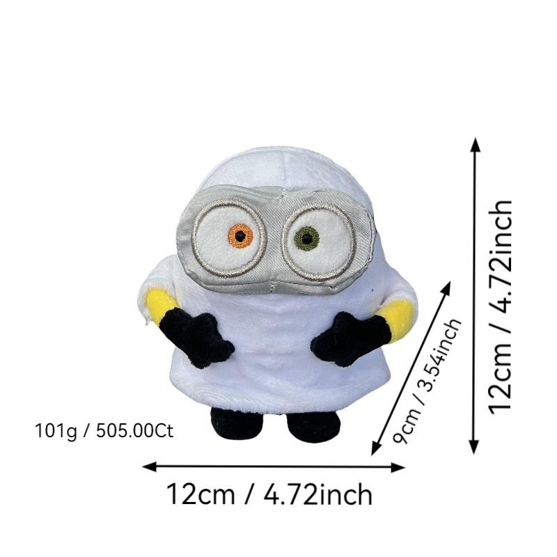 

Glow-in-the-dark Minion Magnetic Suction Standing Shoulder Big-Eyed Cute Plush Toy Cartoon Anime Doll