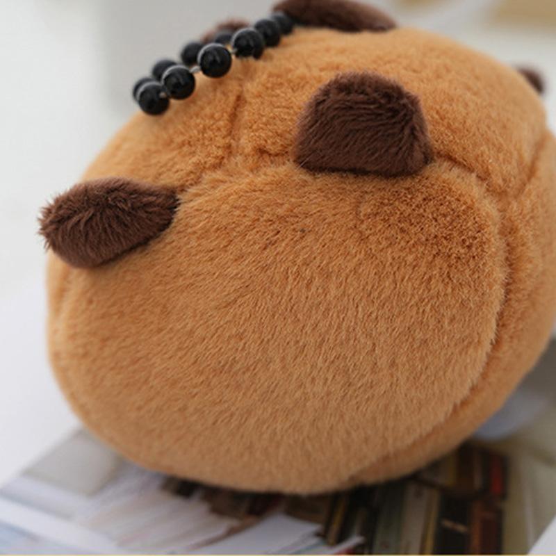 Capibala Doll Cute Capybara Plush Toy Key Chain Backpack Ornaments Bag Pendant