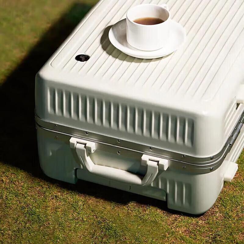 OIWAS 20-inch Aluminum Frame Business Hardside Suitcase