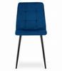 KARA chair - navy blue velvet x 2