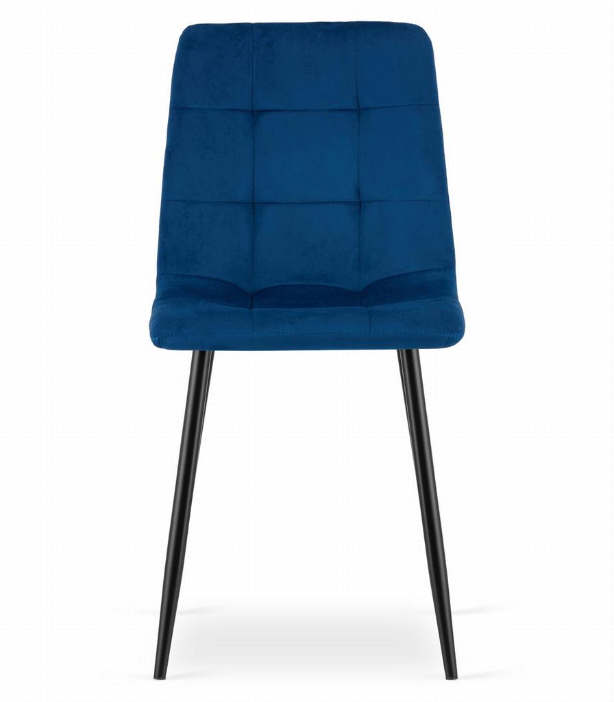 KARA chair - navy blue velvet x 2