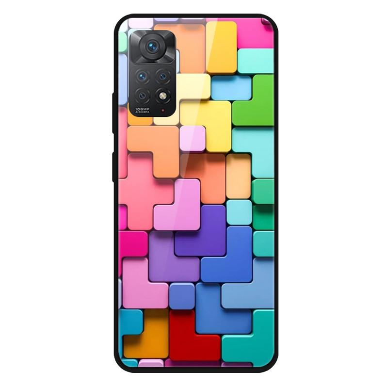 Fashion Glass Cover For Xiaomi Redmi Note 10 / Note 11 / Note 12 Case Tempered Glass Covers for Xiaomi Redmi Note 12 4G Case