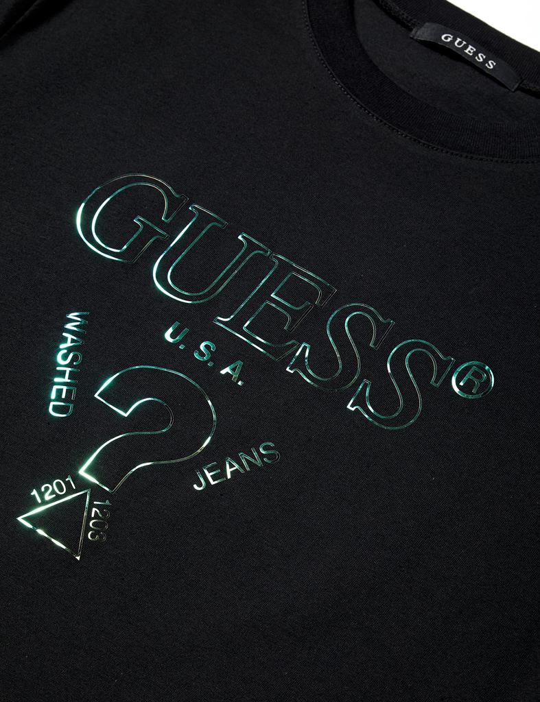 Guess Tee Medium Men's Small/Sleeve Shirt, Black,