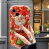 Phone Case: 2D Flat Design, Suitable for iPhone 18 17 16 15 14 13 Pro Protective Case, Santa Claus, Christmas and Halloween, Perfect Holiday Gift