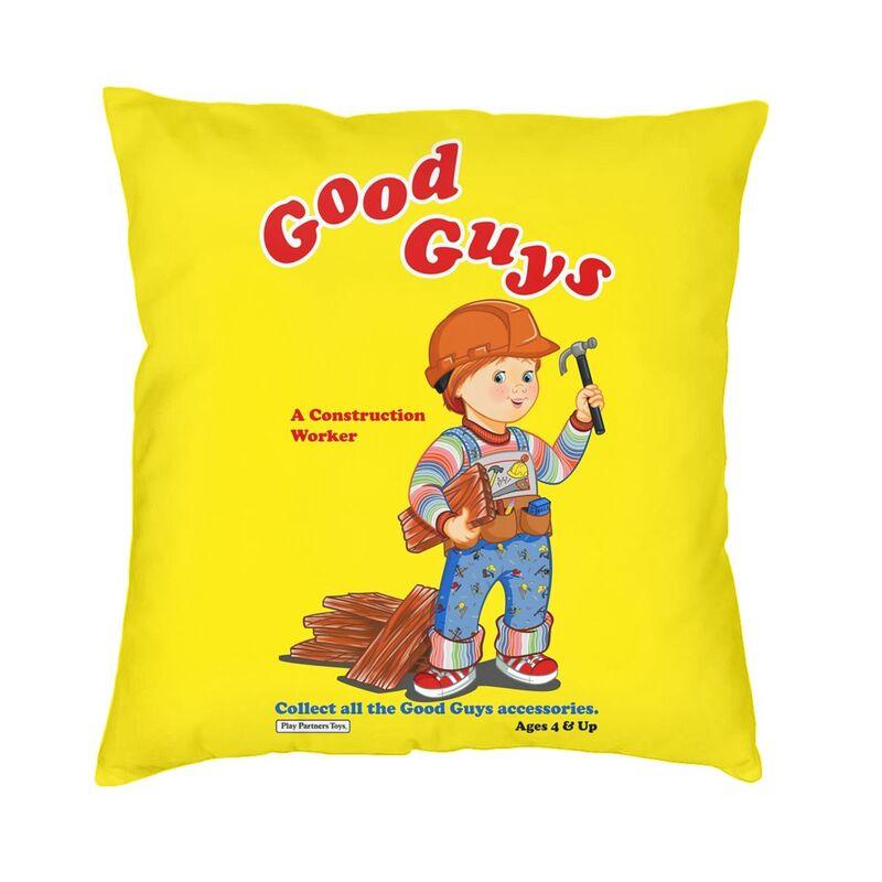 Good Guys Childs Play Chucky Cushion Covers xcm Velvet Killer Doll Overalls Pillow Case Sofa Square Pillowcase Decoration