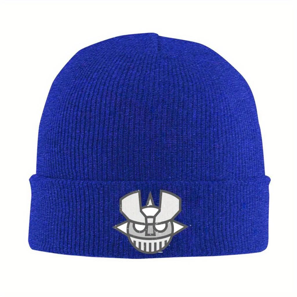 Mazinger Z Bubble Knitted Hat Beanie Autumn Winter Hats Warm Hip-hop Caps for Men Women