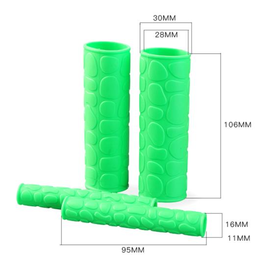 4Pcs Anti-skid Motorcycle Handlebar Grip Brake Clutches Lever Cover Protector