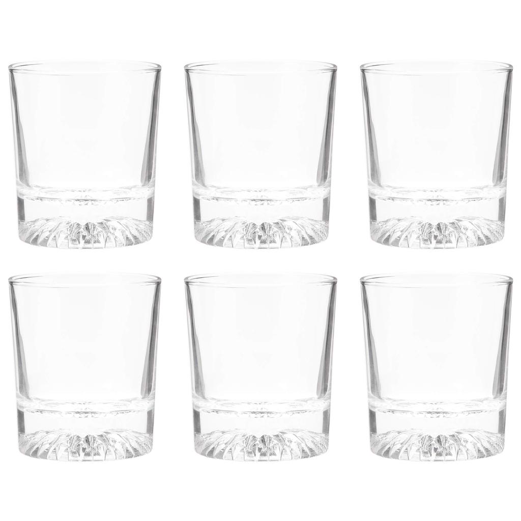 Toyo Sasaki Glass Whiskey Rock Hokuto Set of 7 Old Fashioned Made in Dishwasher Transparent Glasses, Glasses, Design, 210ml, 6, Glasses, Japan, Safe,