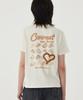 COVERNAT WOMAN Circus Graphic Short Sleeve T-Shirt Butter
