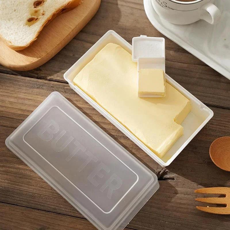 Japanese Style Butter Cheese Cutting Box for Preservation Segmentation Storage Baking Kitchen