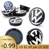 For VOLKSWAGEN VW 4pcs 55mm 56mm 65mm 70mm Car Wheel Center Caps Hubcap Cover for VW Volkswagen Jetta MK5 Golf Passat Styling 3B