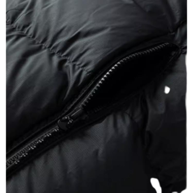 Anta Basketball Series Kyrie Irving Series Comfortable Casual Simple Hooded Loose Warm Down Jacket Unisex Outerwear Basic-Black 172441906N-4