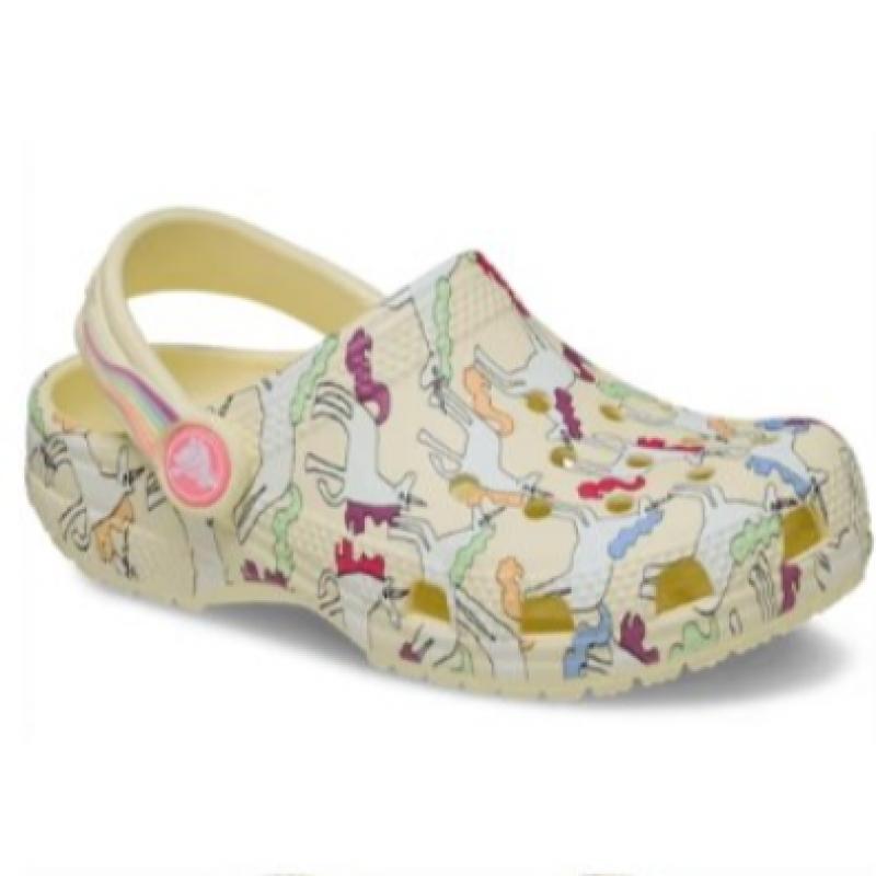 Crocs Classic Unicorn Graphic Clog Toddler 212515 7cj