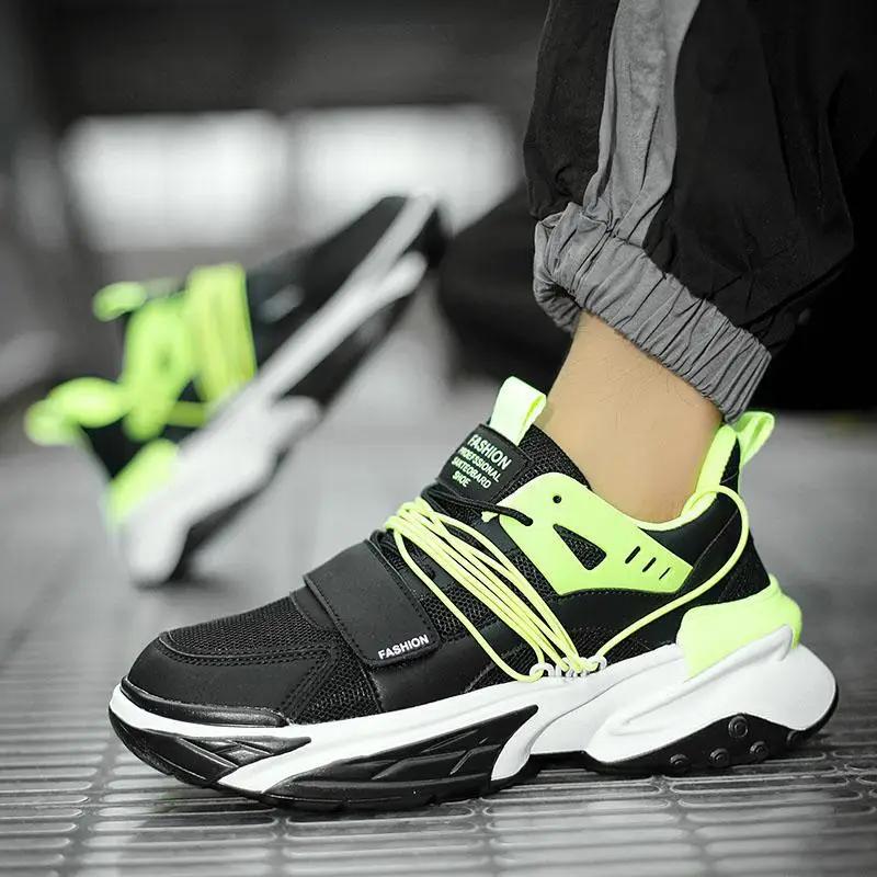 Classic Hot Selling Men's Shoes Lightweight Comfortable Wear-resistant Sports Shoes Mesh Breathable Casual Running Shoes