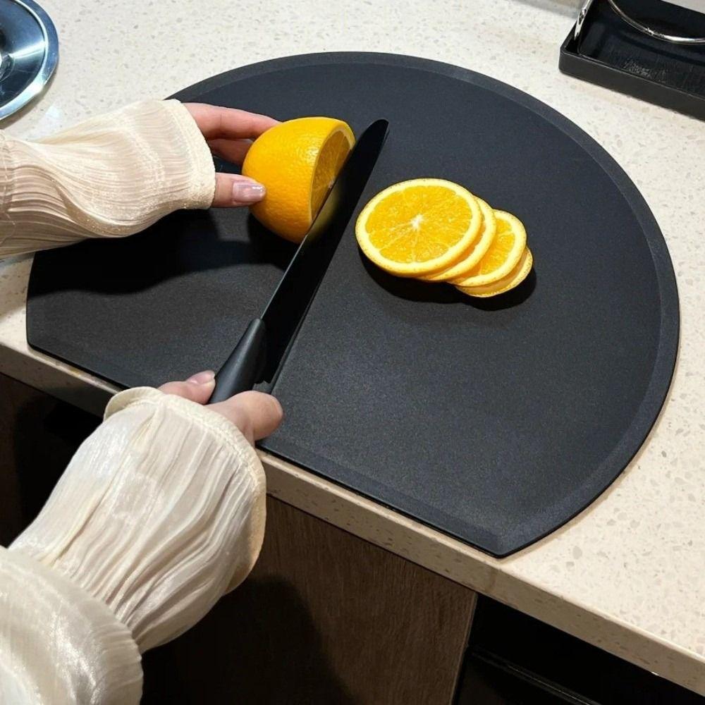 Anti-Mold Semi-circular Cutting Board Anti-Bacterial Kitchen Chopping Block Cooking Preparation