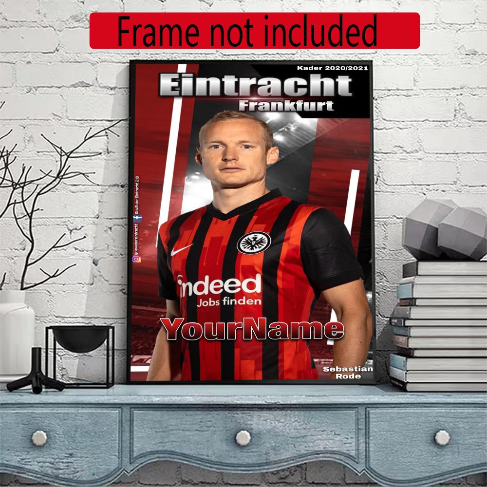 Eintracht Frankfurt Personalized Name Diamond Paintings Mosaic Wall Round Diamond Art Painting Kits Embroidery Crystal Accessories Frameless