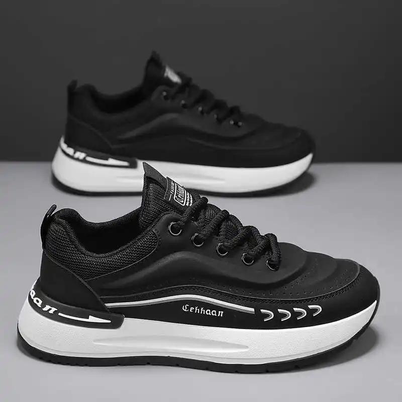 

Platforme Thick Sole Training And Exercises Hiking Man Shoes Green Men s Sneakers Sports Bity Shoos New Year s Idea 44