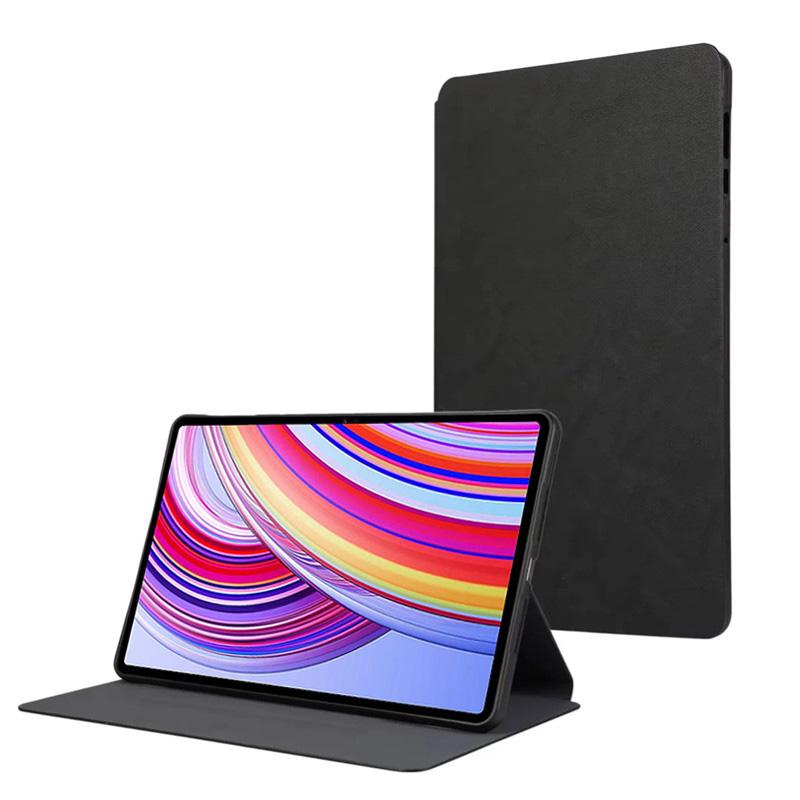 

Чехол-подставка из искусственной кожи для Redmi Pad Pro 12.1, чехол для Poco Pad, ультратонкий противоударный защитный чехол Redmi Pad Pro 12.1 чёрный