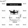 KUNAJIE Stainless Steel & Glass Condiment Dispenser