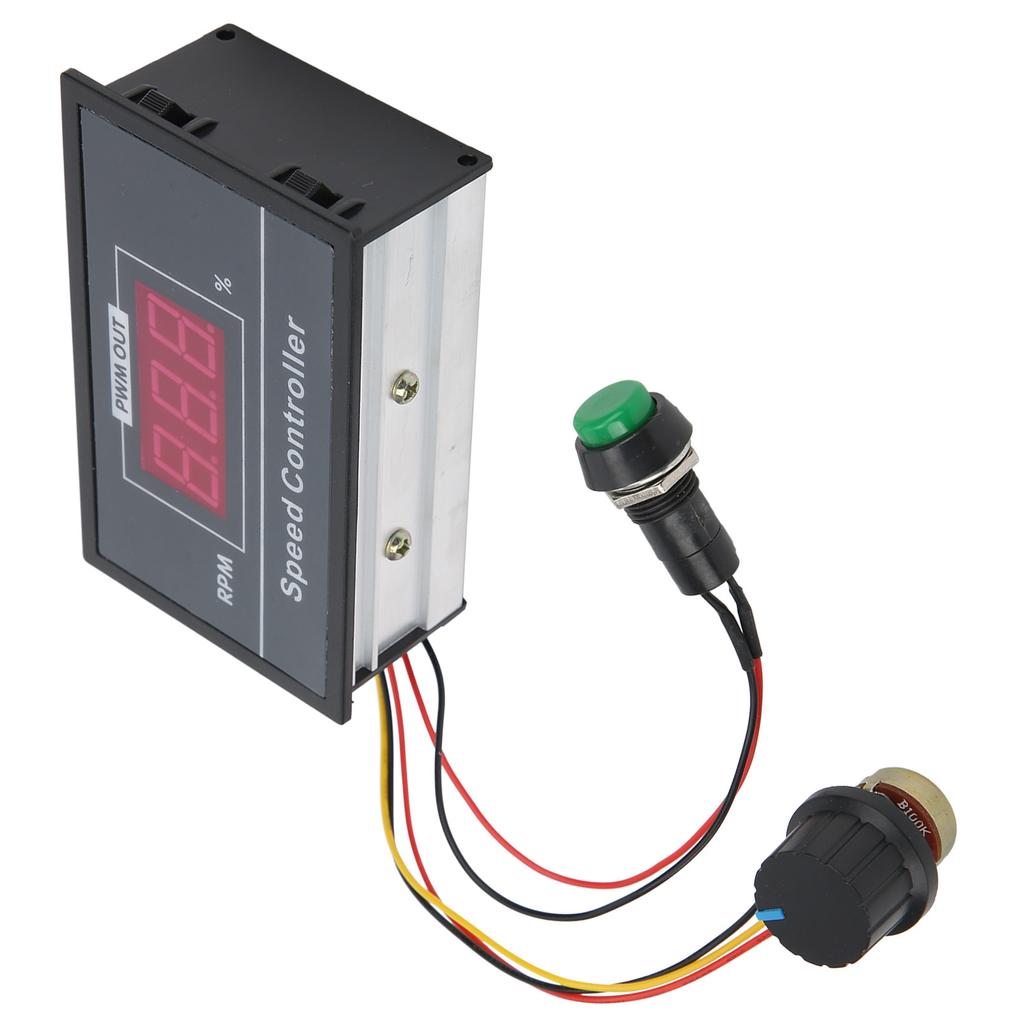 Regulator de Viteză Motor DC PWM 6V 12V 24V 48V Comutator Controller de Control al Vitezei Fără Trepte