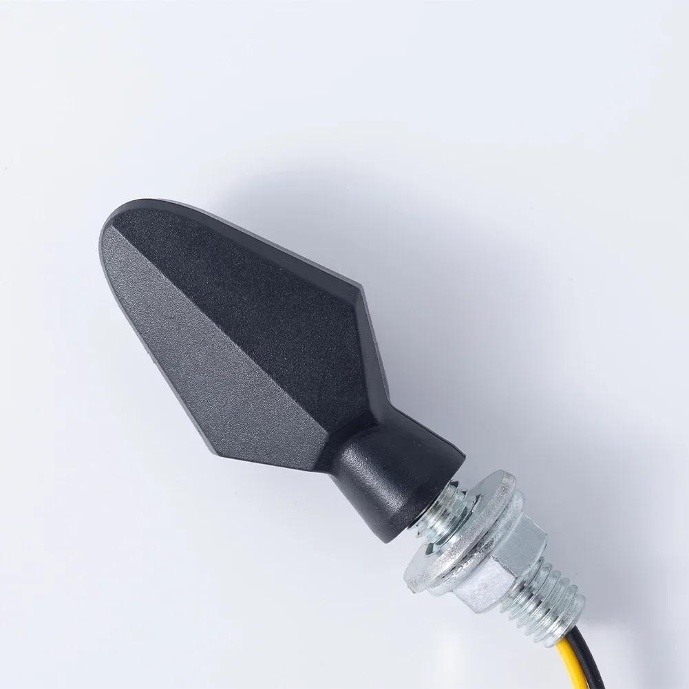 2Pcs Led Motorbike Lampe LED Indicators Light LED Turn Signal Light Super Bright Amber Blinker Motorcycle Universal Mini Lamp