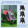 Rain Cover for Dog Pram, Stroller Buggy with Rear Entry