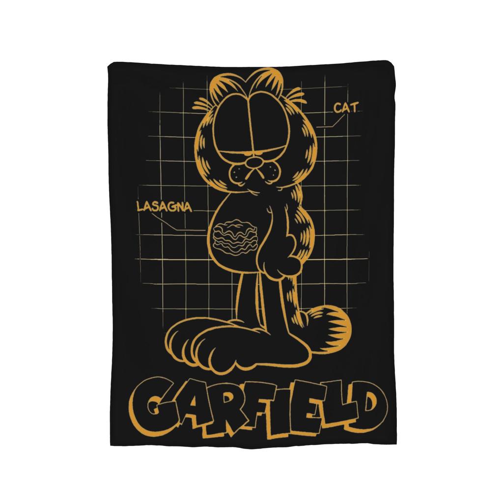 Garfield E Amici Coperta Di Natale Copri Letti Coperte Plaid in Lana Biancheria Da Letto Divano Personalizzati Caldi Ultra-Morbidi Copriletti,