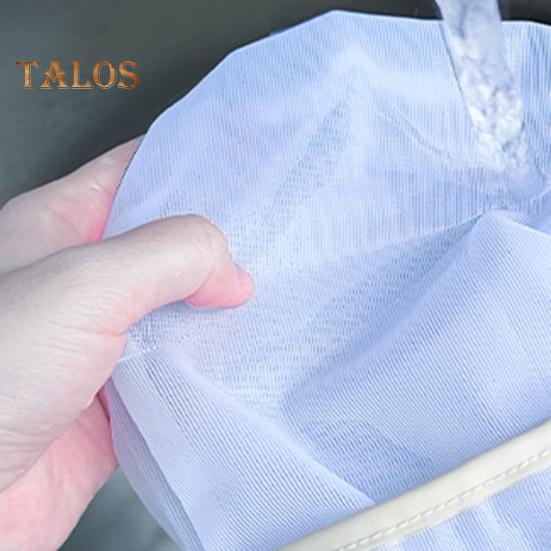 Stainless Steel Jelly Strainer Stand with Nylon Reusable Filter Bag Stable Triangular Design Kitchen Filter Holder for Nut Milk Juices Cheese Yogurt