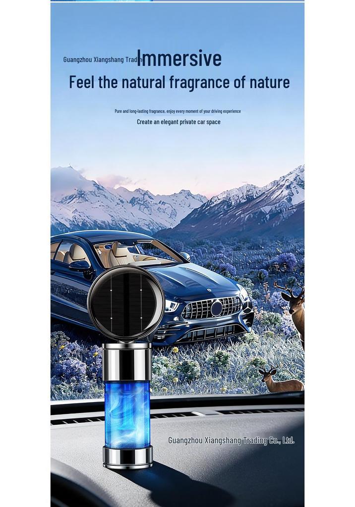 Xiaopeng Car Solar Rearview Mirror Perfume Ornament - Long-lasting Fragrance
