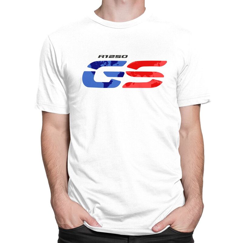 Custom Trendy GS Motorcycle Adventure T Shirt Men Short Sleeves Pure Cotton Tshirt Motorrad Biker Tees Fashion Tshirt