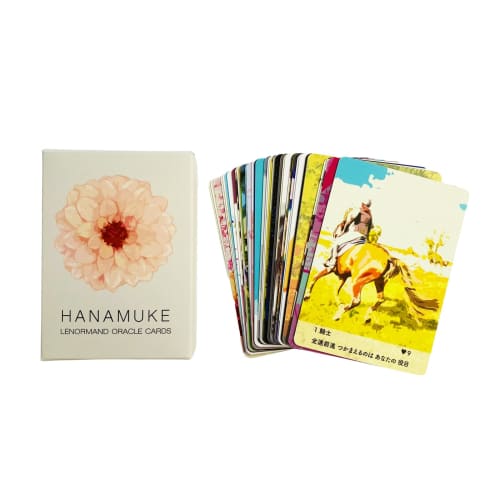 HANAMUKE LENORMAND CARDS with Japanese Commentary | Oracle Cards for Beginners: Spiritual Cards of Healing and Guidance for Blessing Your Journey. 38-