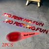 NO RISK NO FUN Laser Motorcycle Stickers Waterproof for Moto Helemt Front Fairing Fuel Tank DIY Bicycle Car Window Vinyl Decals