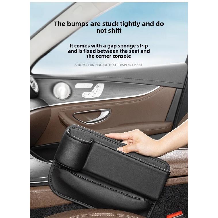 For Land Rover Range Rover Sport L494 2014~2021 Car Seat Gap Storage Box With Cup Holder Multipurpose Sundries Organizer Bag Kit