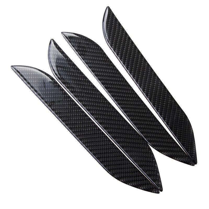 Carbon Fiber for Tesla Model S Car outside body Door handle Covers sticker US 4x