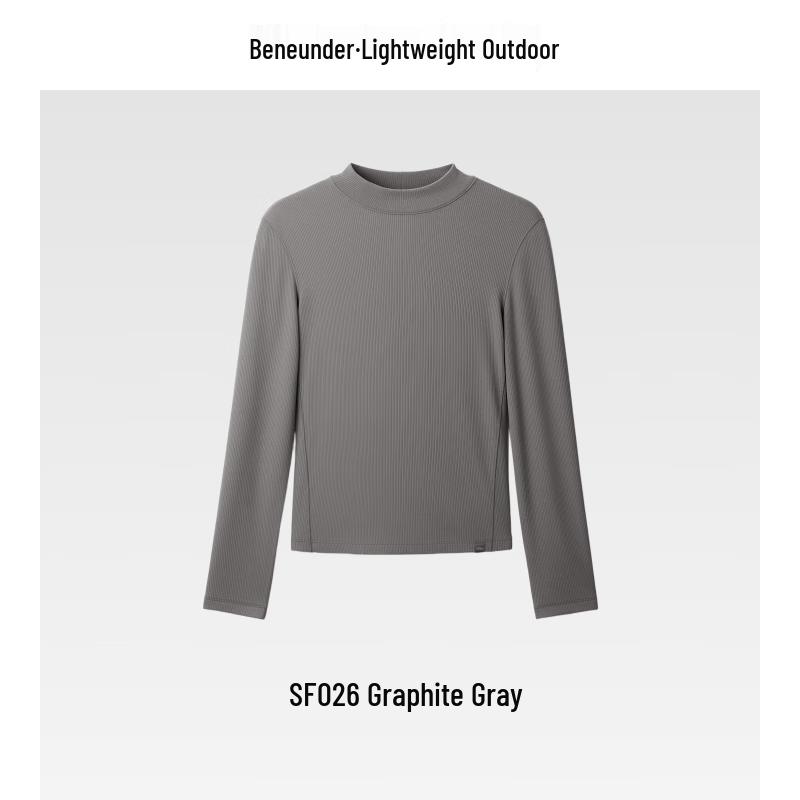 Jiaoxia Women s SF026 Mock Neck Base Layer M