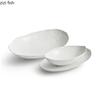 Elliptical Fish Plate Ceramic Dining Plates Sushi Plate Dessert Bowl Dim Sum Dish Western Style Steak Plates Fruit Bowl Tray