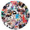 50/80/100pcs Vintage Jujutsu Kaisen Anime Stickers for Kid Toy DIY Laptop Skateboard Car Kawaii Cartoon Decoration Sticker Decal