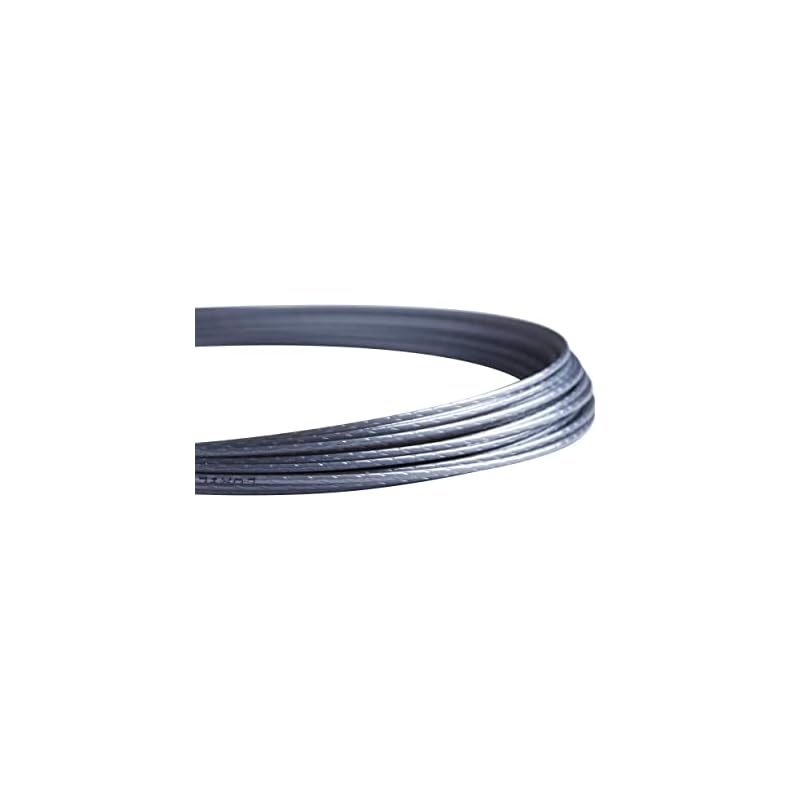 Luxilon ALU POWER ROUGH 125 Tennis String, 220m Reel, Silver, WRZ990200